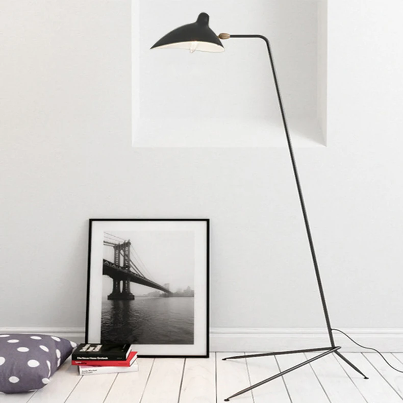 

Nordic creative American retro living room bedroom duck-billed floor lamp simple personality bared his teeth floor lamp