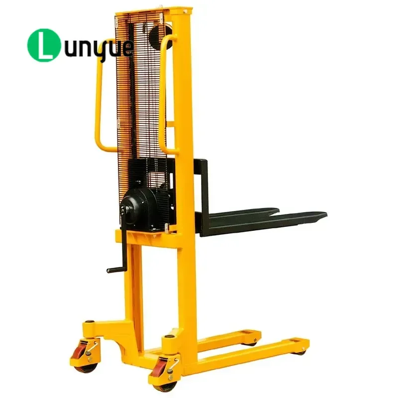 3T Hydraulic Manual Stacker Forklift 1.6M 2.5M Lift Height Heavy Duty Warehouse Pallet Lifting Tool Durable Steel