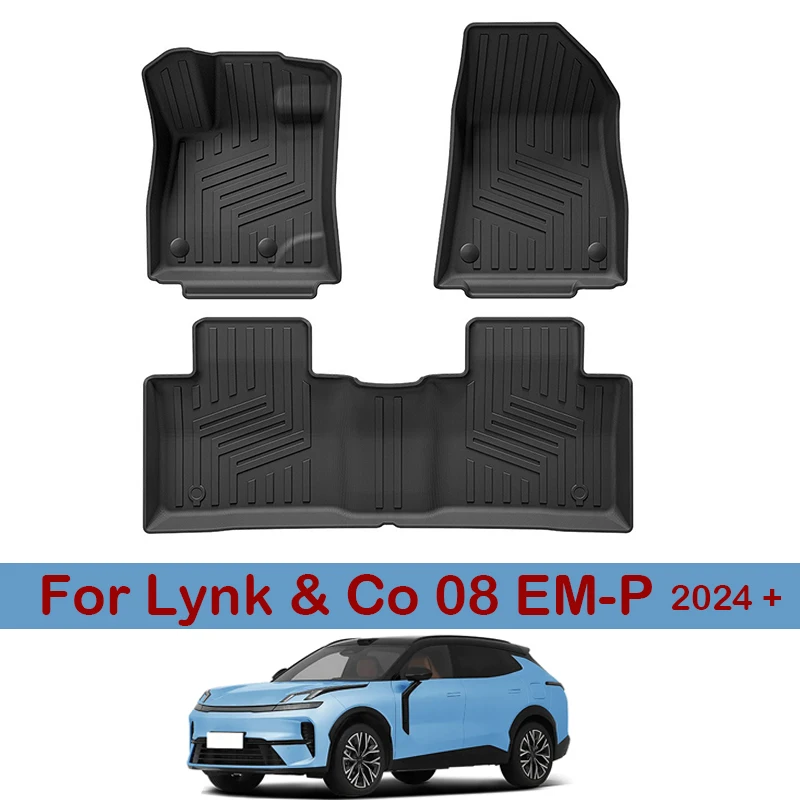 Car Floor Mats For Lynk & Co 08 EM-P 2026-present 2027 Trunk Mat Cargo Liner Seat Back Protector Waterproof Foot Pad Car Carpets