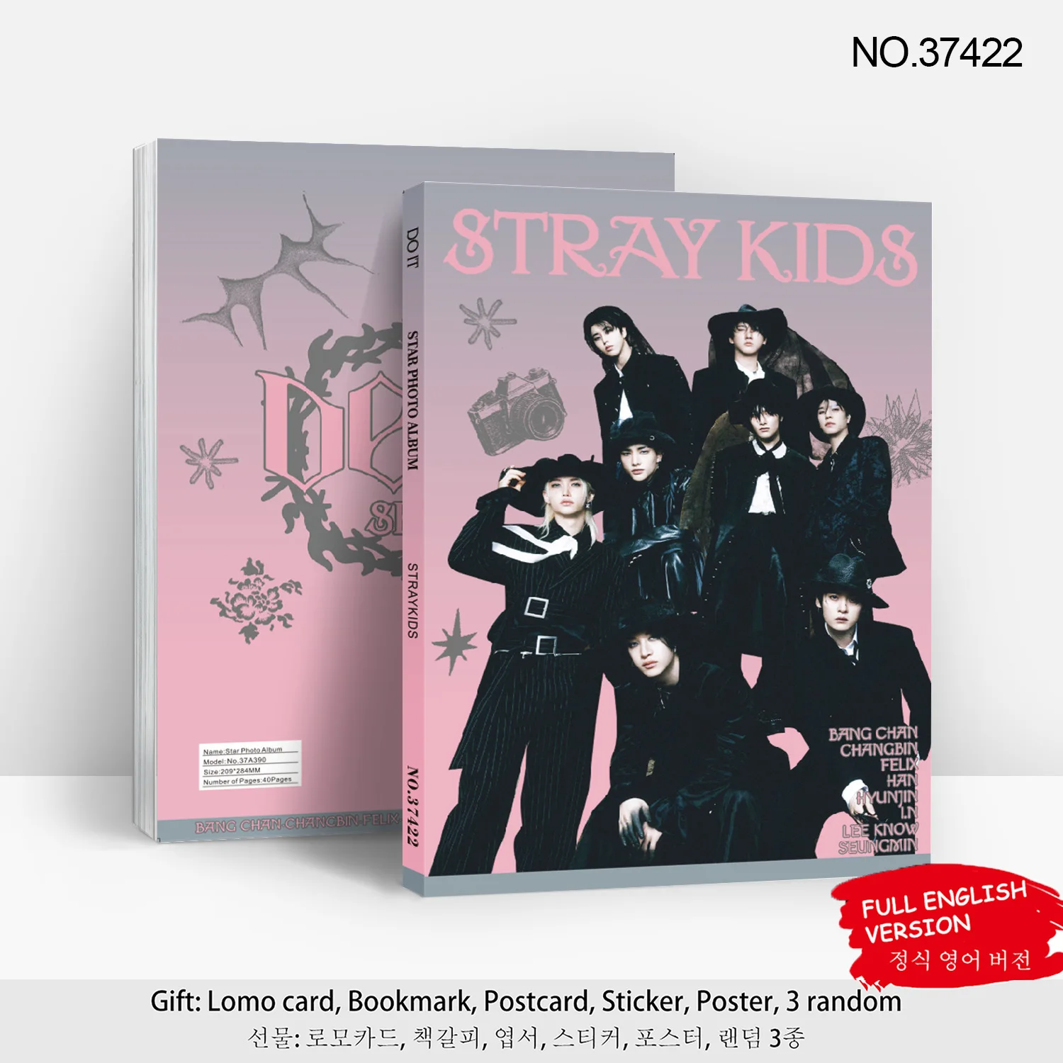 

80p brochure STRAYKIDS album Karma peripheral photo card magazine SKZOO celebrity photos