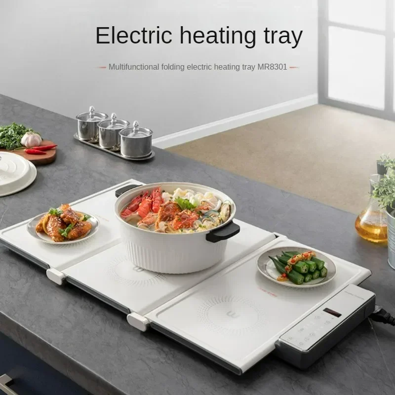 Hot Plate Foldable Warm Dishes Board Electromagnetic Ceramic Stove Home Small Food Constant Heat Preservation Aquecedor Eletrico