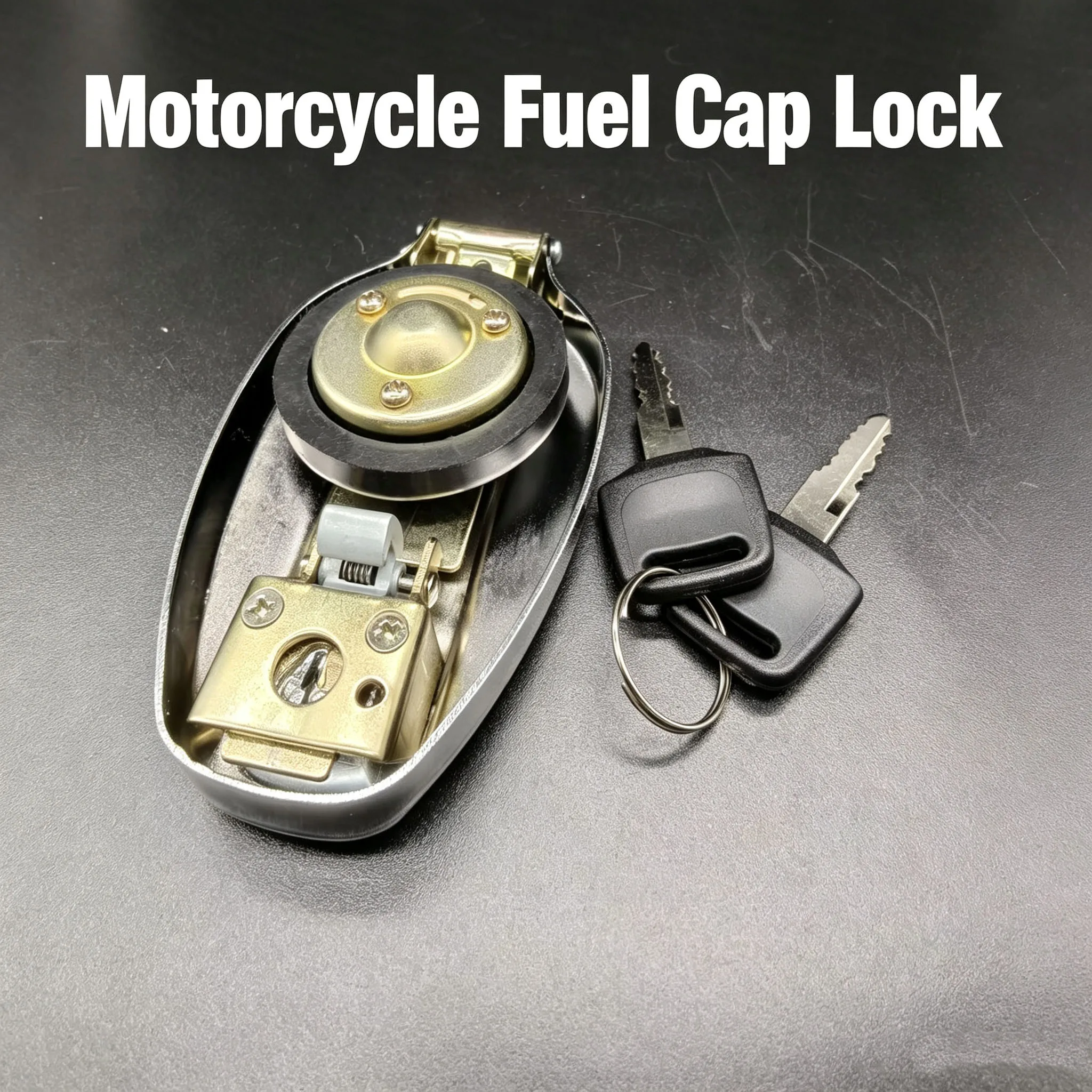 Fuel Gas Tank Cap Cover Lock &Key for Yamaha XS360 1976-1977 XS250 1979-1980 SR500 1978-1983