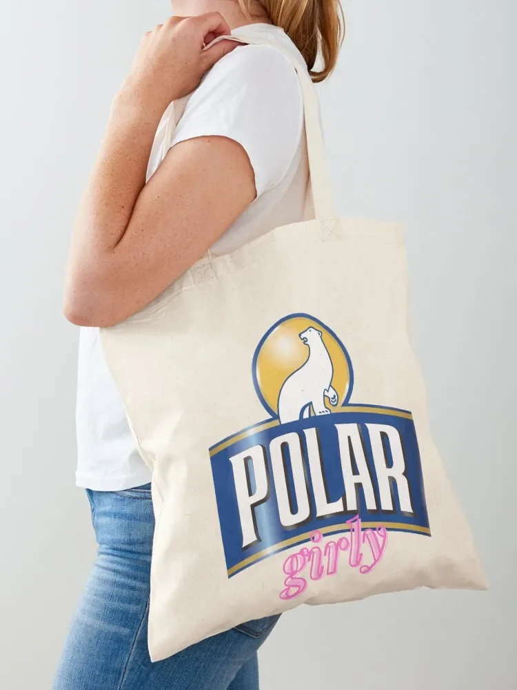 polar seltzer girly Tote Bag Big bag Customizable tote bag custom bags Canvas