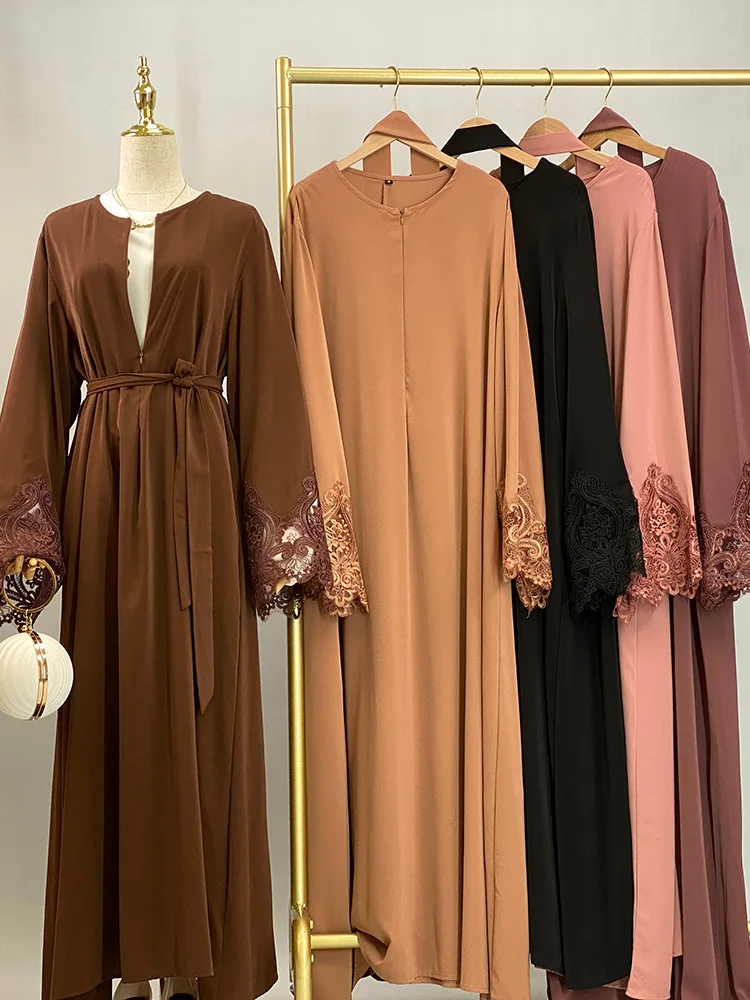 عباية إسلامية جديدة فستان سهرة طويل للنساء في دبي قفطان مغربي للأم بسحاب أمامي تصميم Nida فستان نسائي فساتين تركية