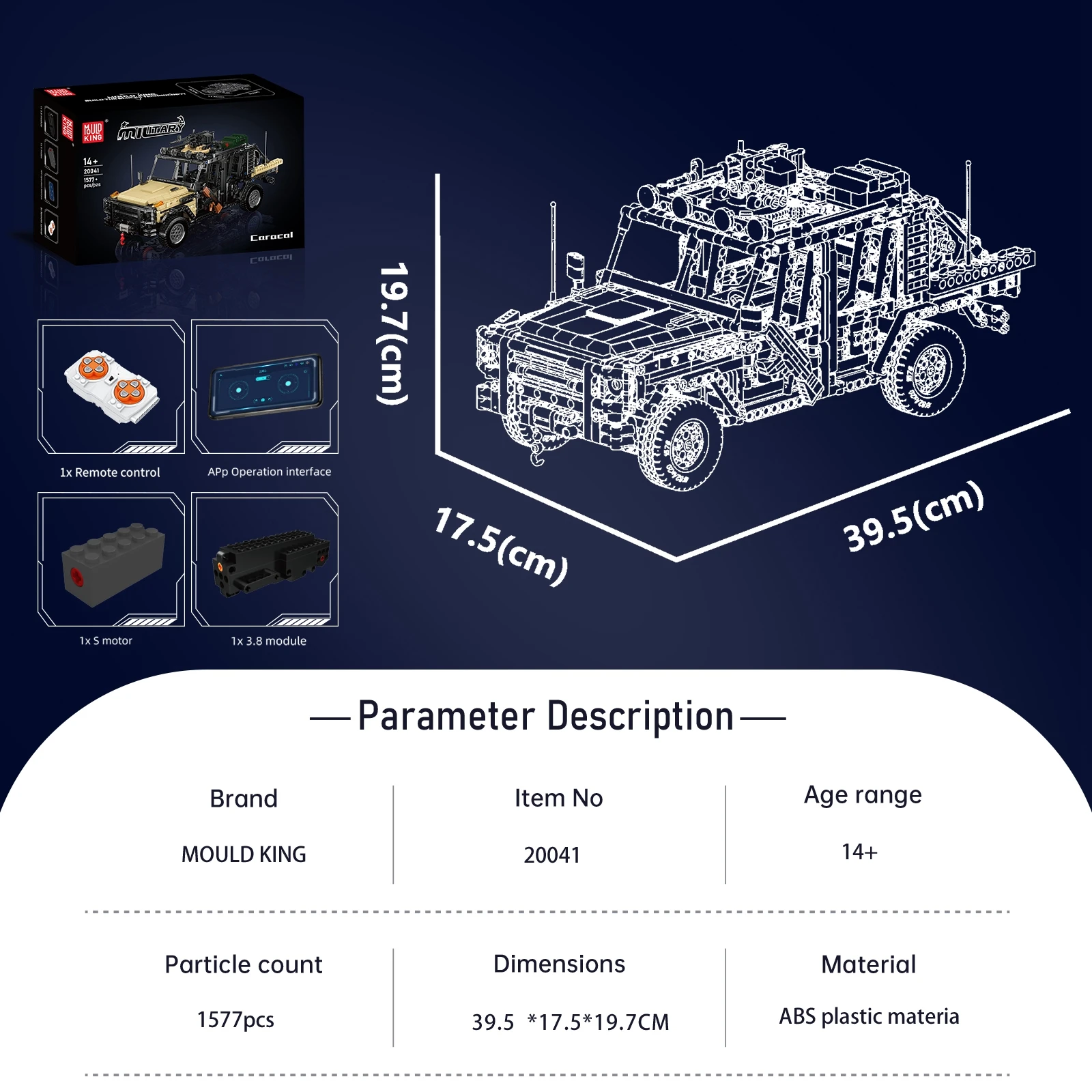 20041 Lynx Assault Vehicle 1577 قطعة مجموعة بناء السلسلة العسكرية مع طلاء درع مفصل للبالغين والأطفال هدية ألغاز ذاتية الصنع