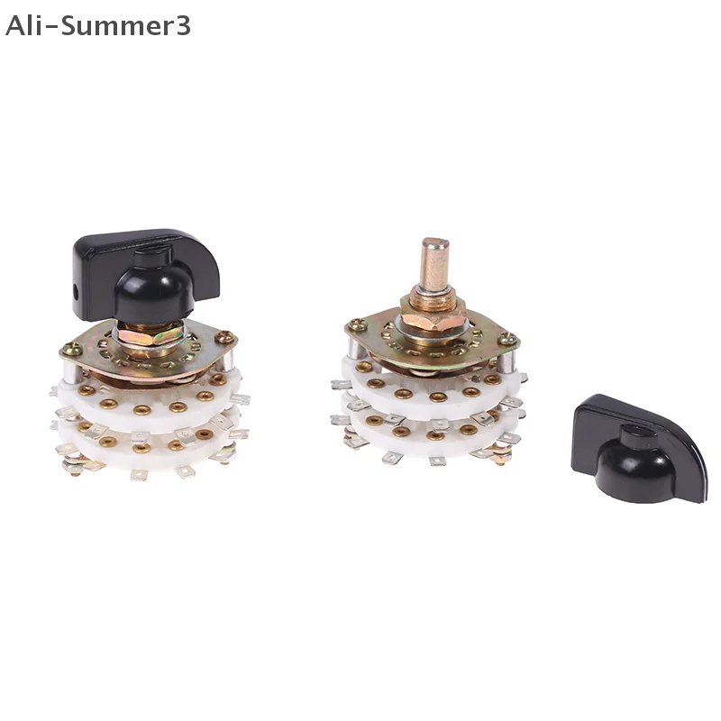 2 Pole 6/7/8/9/10 Position 4 Pole 3/5 Position With Channel Rotary Switch Selector With Cap Channel Selector Rotary Switch