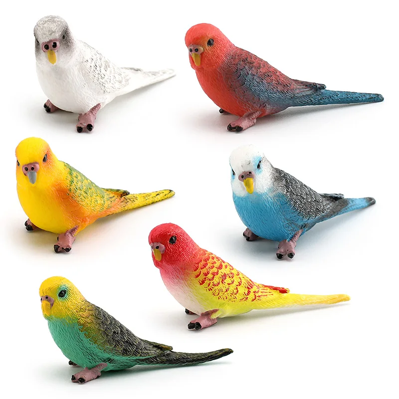 Simulated bird parrot children\'s ornament toy