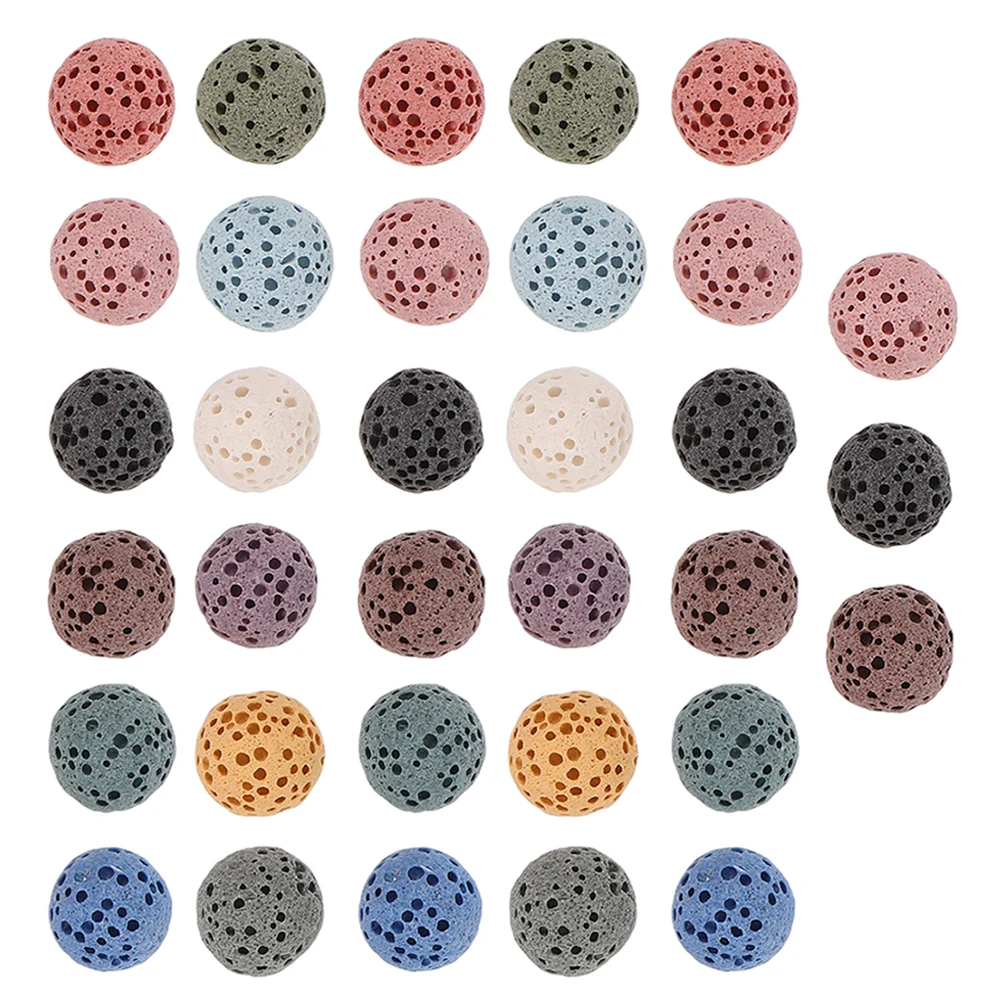 

33 Pcs Volcanic Stone Diffuser Beads Essential Oil Diffusers Aromatherapy Stones for Home Car Office Fragrance Beads