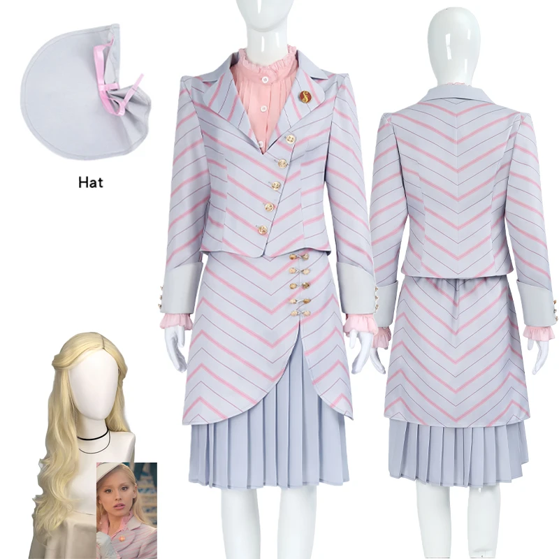 film-mechant-glinda-cosplay-costume-adulte-carnaval-femmes-glinda-uniforme-perruque-anime-halloween-fete-costumes-mascarade-jeu