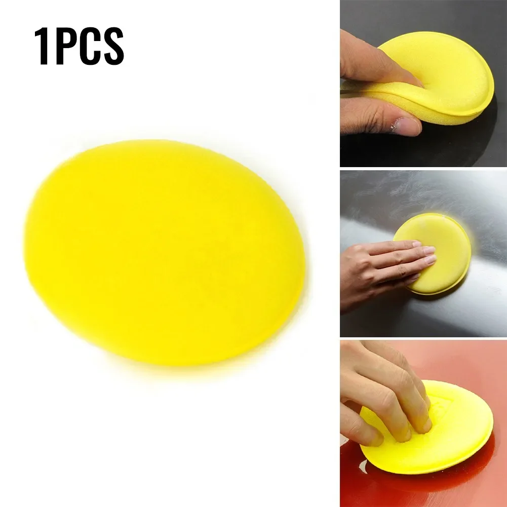 1 PCs Sponges Car Cleaning Soft Vehicle Accessories Foam Applicator Car Wax Sponge Dust Remove Auto Care Polishing Pad