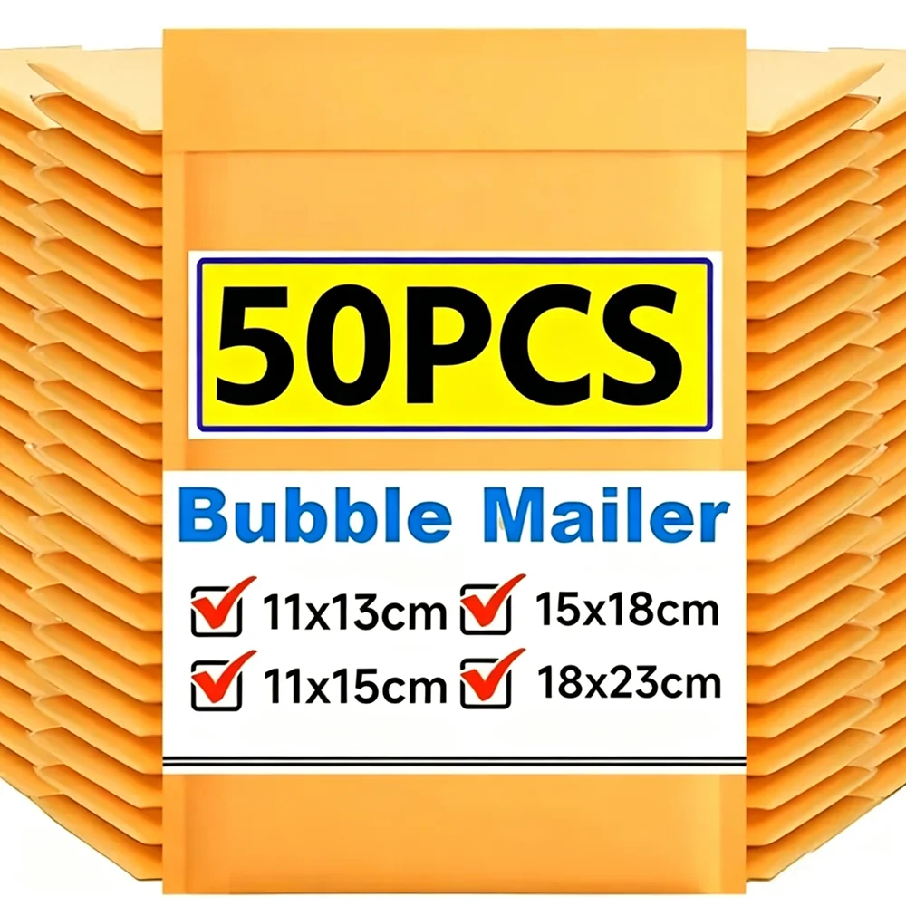 Kraft Bubble Mailer Multifunctional Self-Seal Business Mailing Package Anti Drop for Packing Shipping Gift Mailing Bag Protector