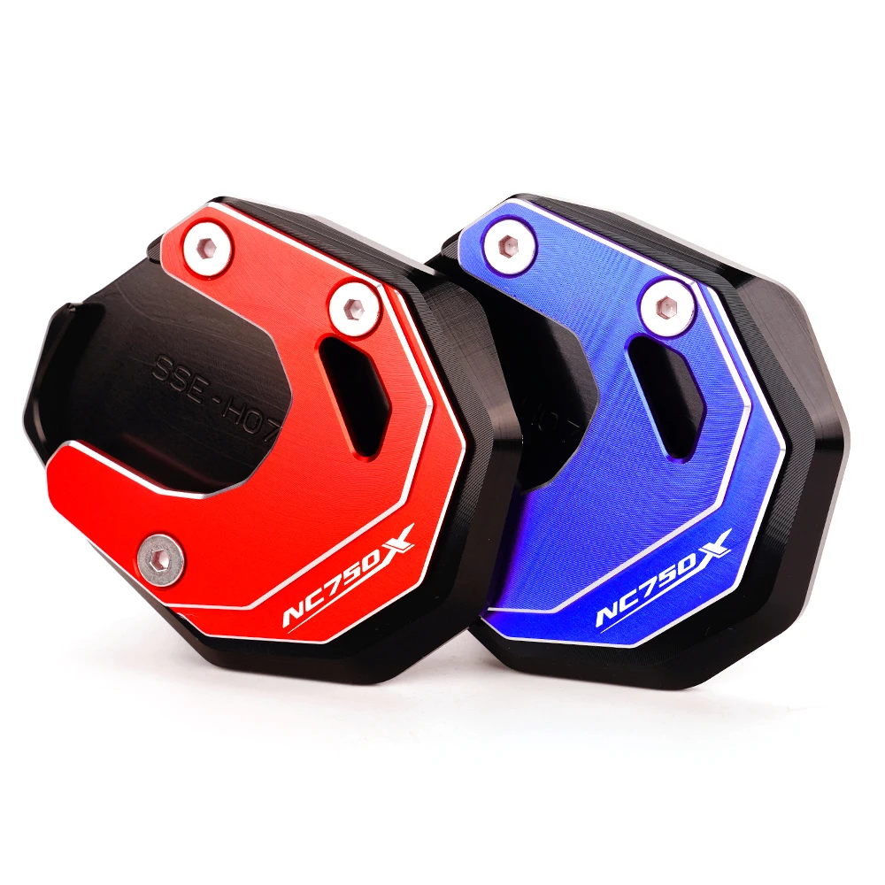 Para honda nc750x nc 750 x nc 750x 2021-2024 2023 acessórios da motocicleta kickstand pé suporte lateral ampliador almofada