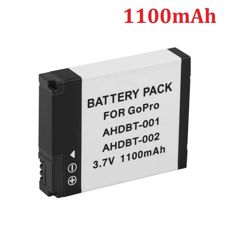 Original AHDBT-001 AHDBT-002 AHDBT 001 AHDBT 002 Batteria Camera Battery for GoPro Hero 1 2 Hero1 Hero2 Action Camera Battery