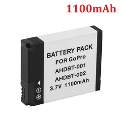 Oryginalna bateria AHDBT-001 AHDBT-002 AHDBT 001 AHDBT 002 Batteria do aparatu GoPro Hero 1 2 Hero1 Hero2