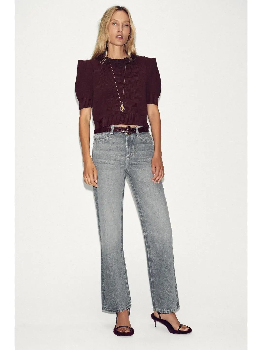 أوائل الخريف عارضة محبوك واسعة oulder ort Sve جولة Ne أعلى مشرق Tead جولة Ne محبوك أعلى للنساء