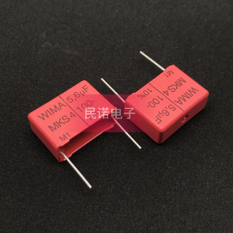 

5/10/20/50pcs German WIMA Film Capacitor MKS4 100V 5.6UF 100V 565 5U6 Pitch 22.5mm Audio passive capacitor