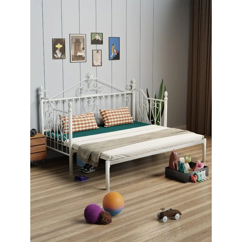 

Multifunctional foldable iron sofa bed Sitting and sleeping dual-purpose sofa bed 1.2 meters sofa bed Transformed