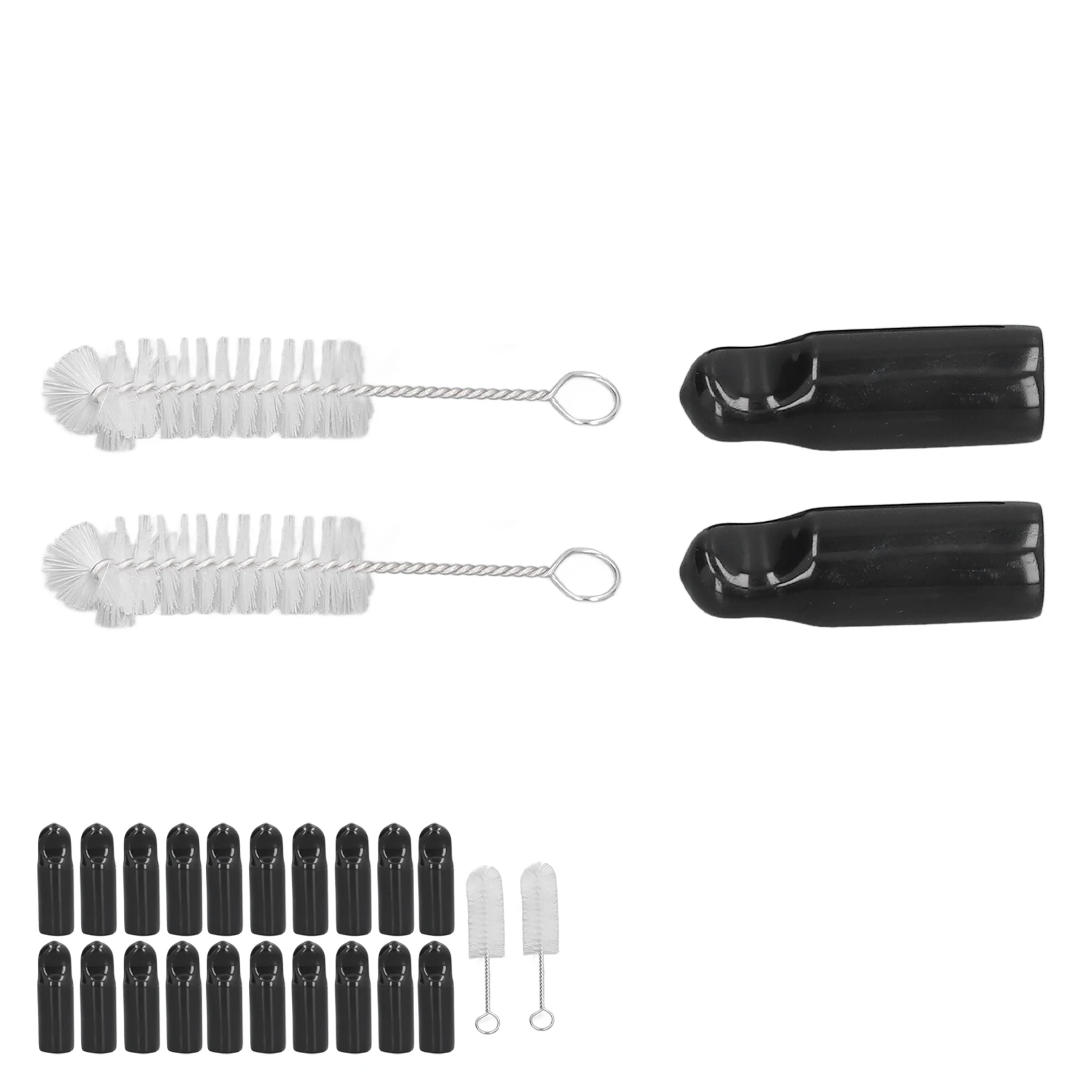 Escova para torneira de barril de cerveja, kit de cobertura de torneira de cerveja, ampla, compatível com borracha macia, aço inoxidável, silicone, fácil remoção para casa, bar