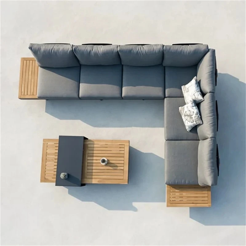 Hotel Outdoor Sofa k Aluminum Alloy Garden Corner corrosive Furniture