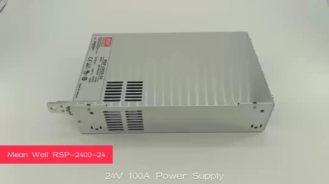 Mean Well RSP-2400-24 100A Switching Power Supply 24V Mean Well Rsp 2400