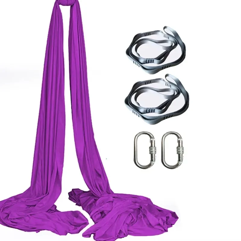 Beginner Friendly Soft Yoga Hammock Set Home Use Lightweight Durable Aerial Flying Yoga Swing Easy Install Design