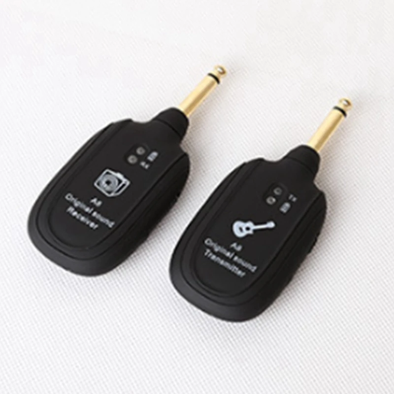 

Portable Guitar Wireless Transmitter&Amp Receiver Transmission Audio Wireless System Built-in Battery for Guitars Bass