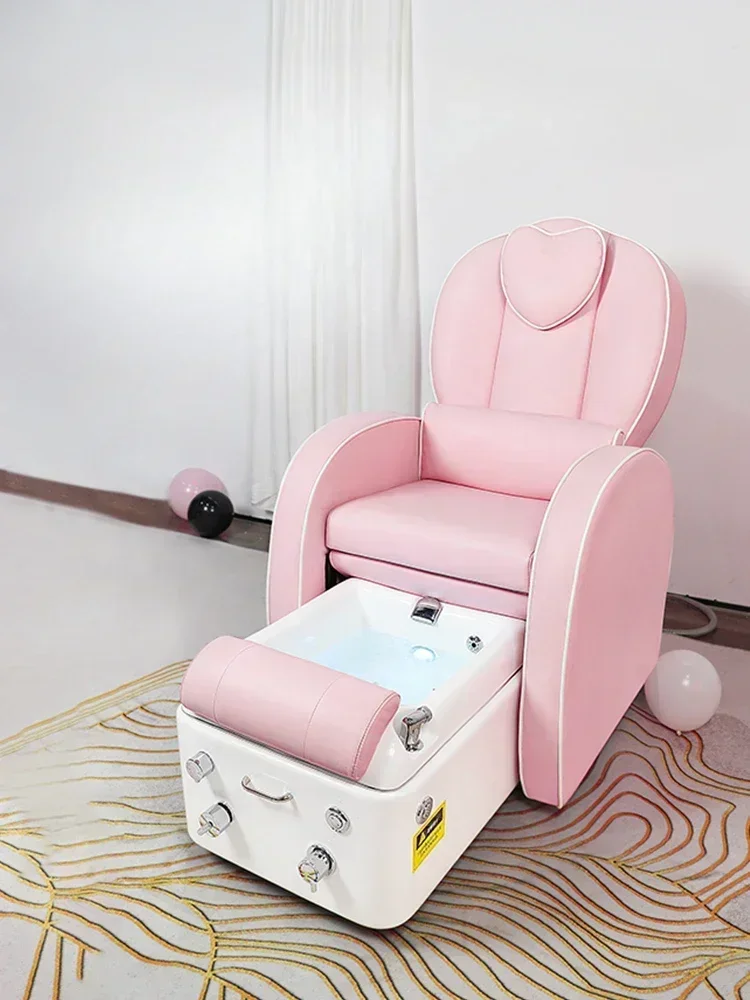 High-End Nail Salon Fashion Nail Beauty Eyelash Beauty Massage Chair Single Reclining Pedicure Foot Massage Sofa