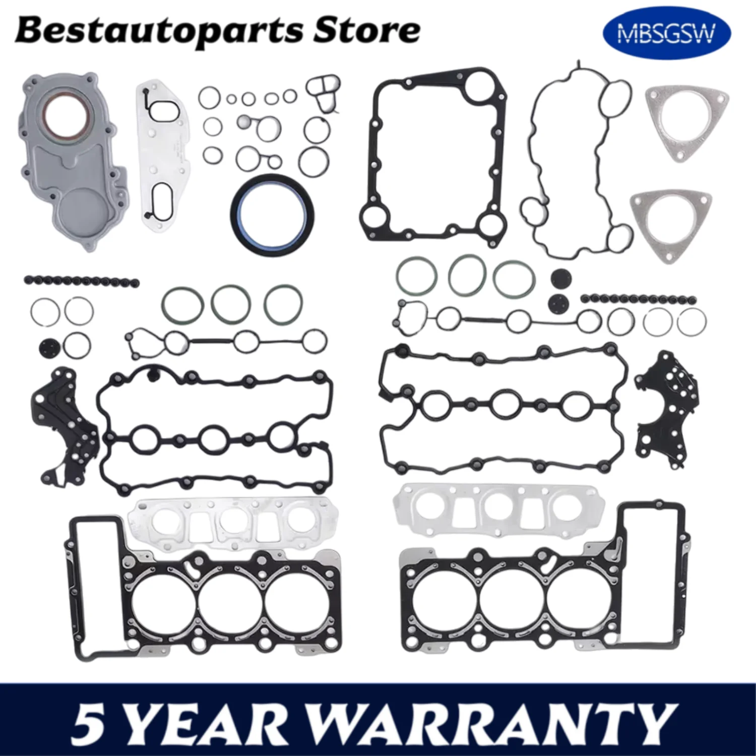 ENGINE Cylinder Head Repair Kit Set For AUDI Porsche VW 2.8L 3.0L 3.2L V6 DOHC GAS FSI TFSI quattro 2.8 3.0 3.2 L T 2004-2024