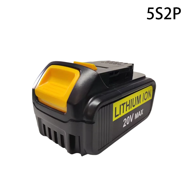 Imagem -04 - Bateria Original do Li-íon para a Ferramenta Elétrica de Dewalt 20v 3.0ah 4.0ah 5.0ah 6.0ah Dcb200 Dcb205 Dcb201 Dcb203