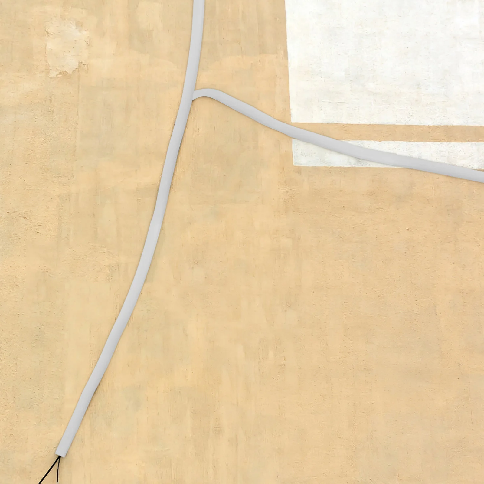 

PVC Wire Cord Cover Self Adhesive Cable Management Track for Floor Desk Extension Cords Network Wiring Organizer