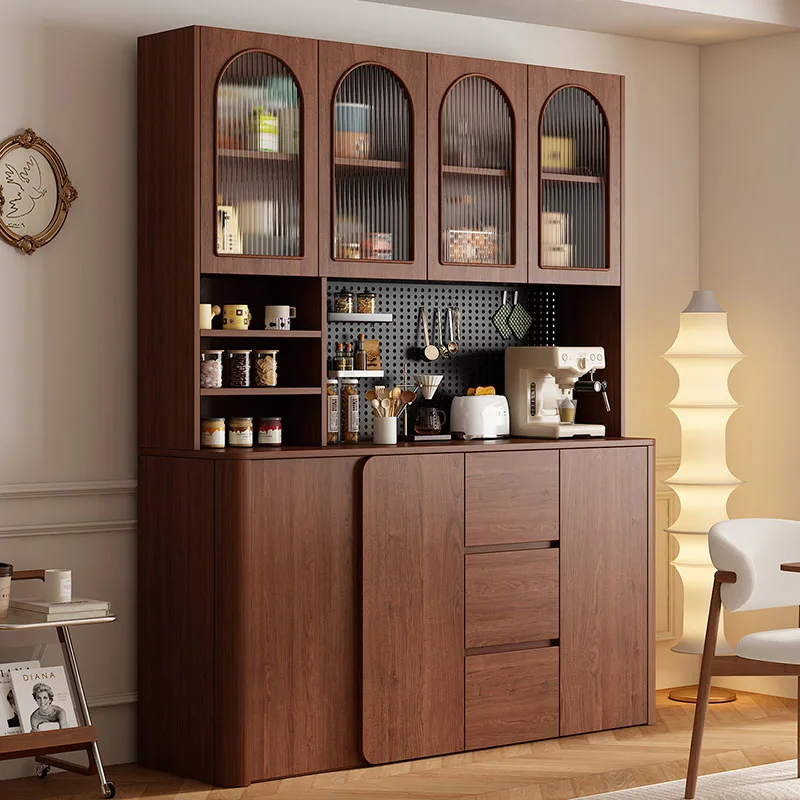 Wood Designer Wine Cabinet Commercial Shop Modern Luxury Display Restaurant Bar Cabinet Living Room Estante Trendy Furniture