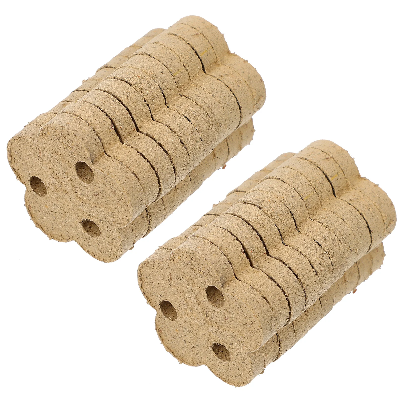 

20Pcs Moxa Cakes Flower Shaped Mugwort Pain Relief Heating Therapy Chinese Acupuncture Moxa Blocks Tool