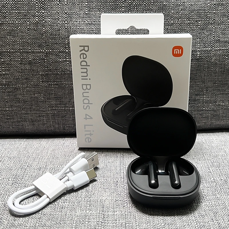 5/10 個卸売リンク Xiaomi Redmi Buds 4 Lite グローバル版長いバッテリー寿命 Ture ワイヤレスヘッドフォン軽量ヘッドセット