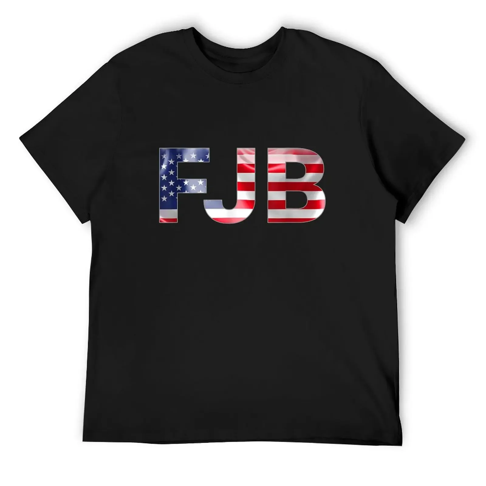 FJB American Flag T-Shirt oversized graphic tee rapper graphic tees men t shirts high quality