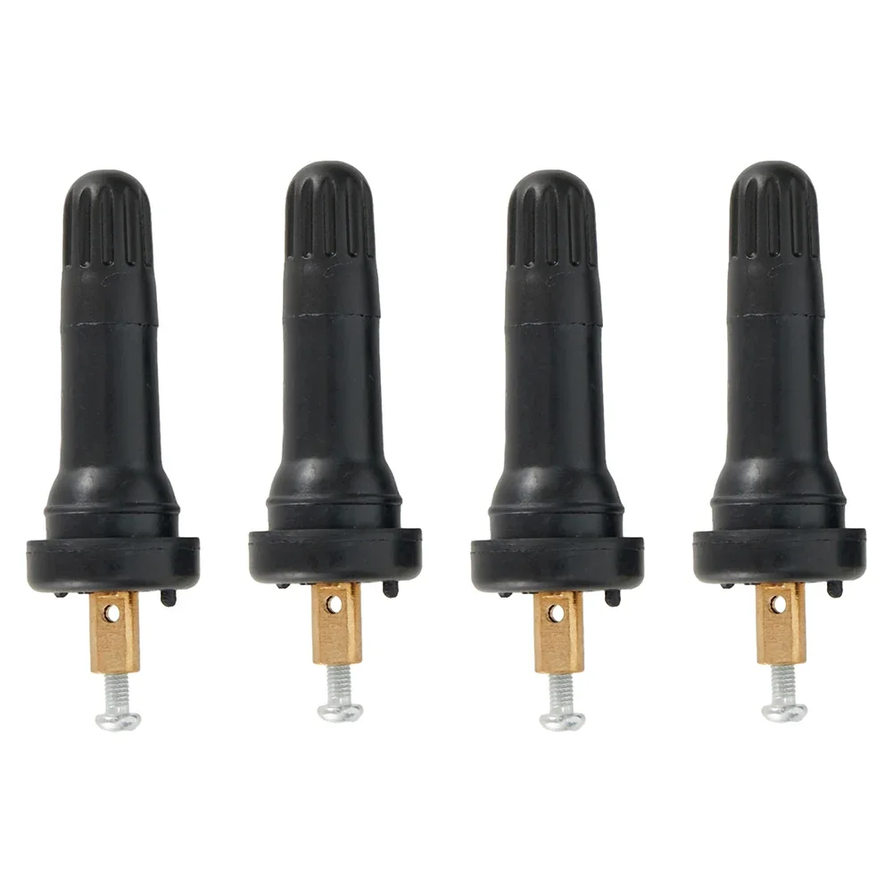 

4PCS TPMS Tire Pressure Sensor Rubber Valve Stem For GMC For For Chevy Snap-on Stems And Include The Stem Spool (fitted