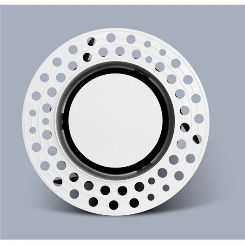 A76G Ceiling Mounted Adjustable Round Air Conditioning Vent Diffuser, 75mm HVAC Outlet Cover Flush Mount for Home