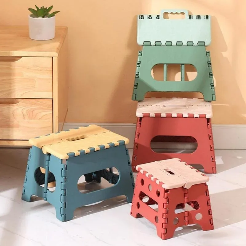 

Folding Step Stool Portable Chair Seat for Home Bathroom Kitchen Outdoor Camping Garden Camping Kids and Adults Use Chair Seat