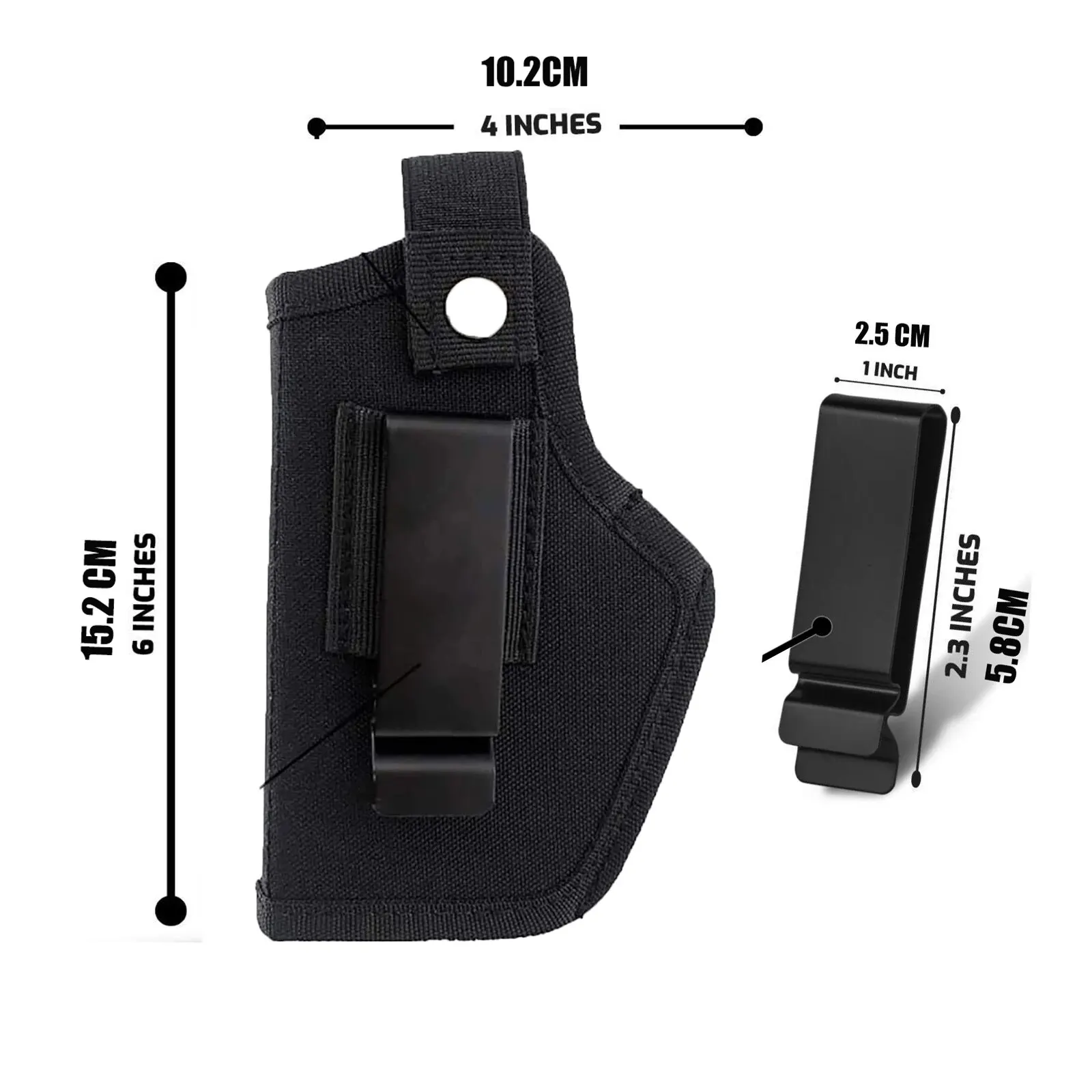 Concealed Gun Holsters for Men Women, Universal Carry Holster for Pistols 9mm 380 , Removable Belt Holster Training Gun Pouches