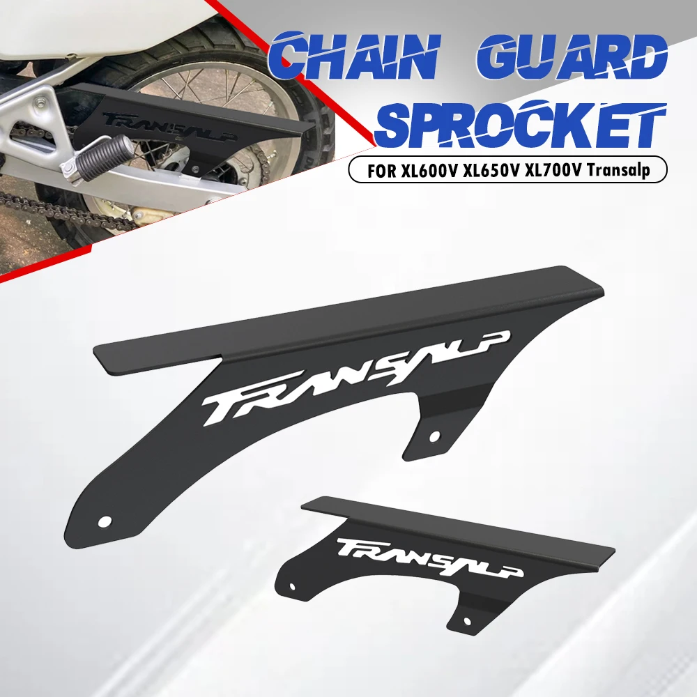 FOR Honda XL600V XL650V XL700V Transalp XL 600 650 700 V 1987-2012 Motorcycle Accessories Chain Cover Guard Sprocket Protector