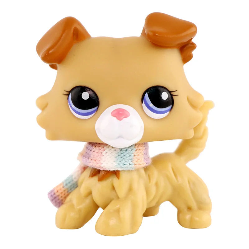 ميني شوب الحيوانات الأليفة الشكل كولي #2452 ألعاب الكلاب مع الملحقات أفضل هدية لعبة الأطفال #1