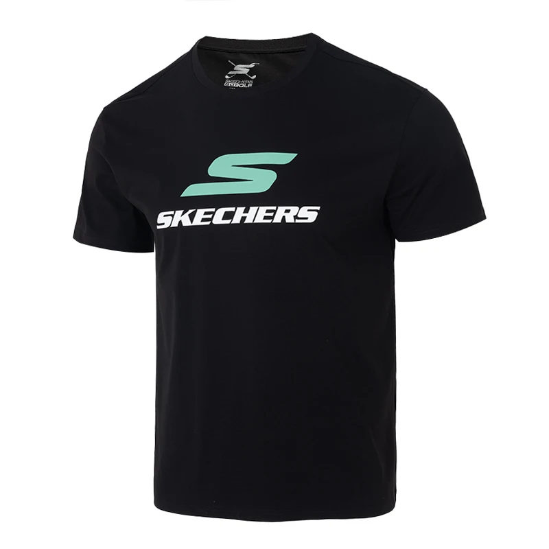 

Skechers Knitted Crew Neck T-Shirt Loose and Soft Men and Women Daily Work Clothing Outdoor Short-Sleeved P225U116-03K8