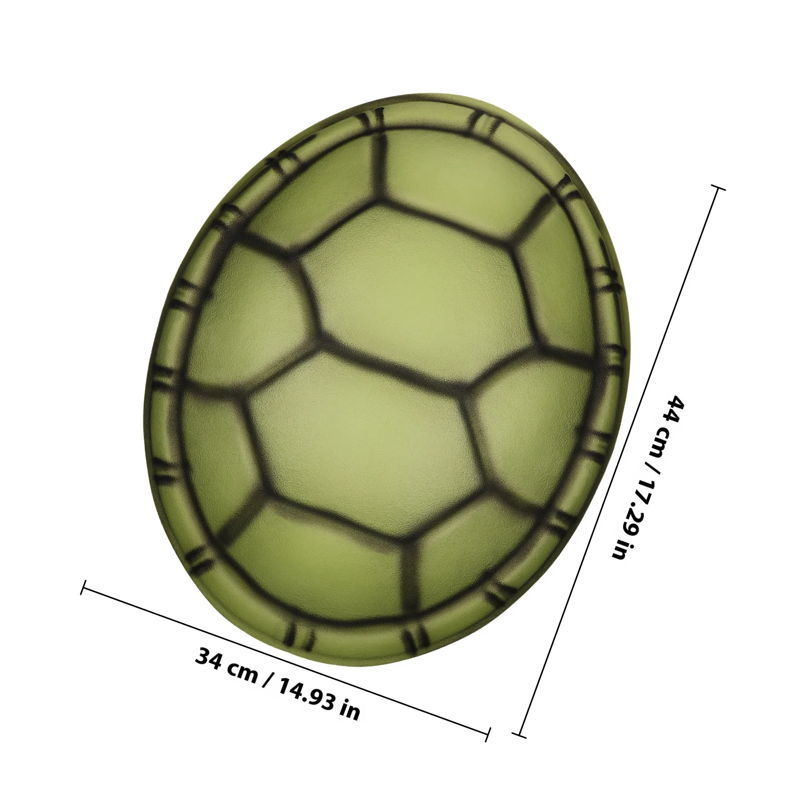 2개 세트 에바 거북이 등껍질 소품 할로윈 코스프레 의상 카니발 파티 공연 의상 액세서리 춤 의상 축제 장식