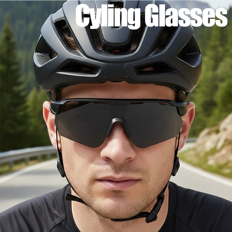 Neue Fahrrad-Sonnenbrille für Männer und Frauen, wind- und sanddichte Schutzbrille, Outdoor-Bergsteigen, UV-Schutz-Sonnenbrille