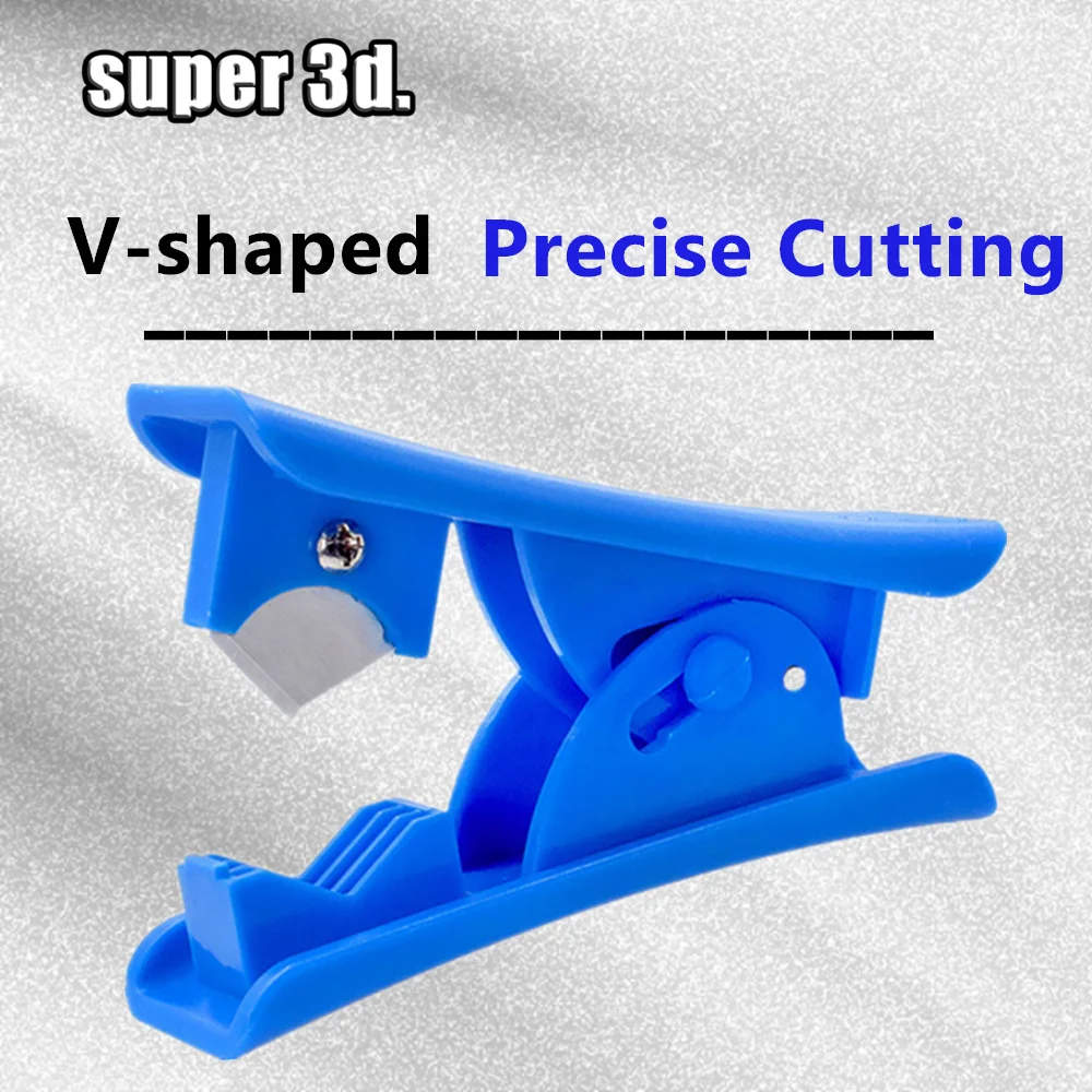Cortador de tubos de PTFE, Mini cuchilla portátil para piezas de impresora 3D, herramientas de corte de nailon, PVC y PU
