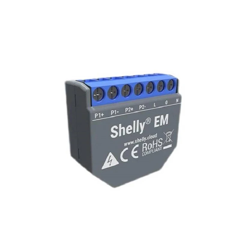 SHELLY EM Wifi Smart Life Controller Switch Smart Home Google Alexa Voice Control Relay Power Statistics Wall Switch Module