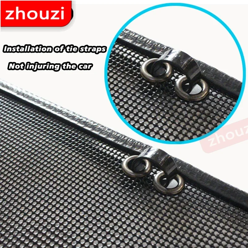 For Kia Seltos KX3 2020 Stainless Steel Middle Grilles Insert Screening Net Protecte Guard Mesh Trims Cover Car Accessories