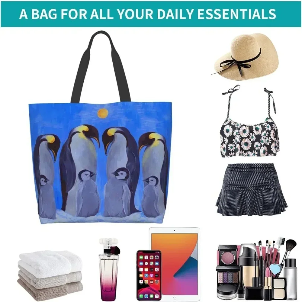 

Tote Bag Large Women Casual Shoulder Bag Handbag Reusable Multipurpose Shopping Grocery Bag For Outdoors