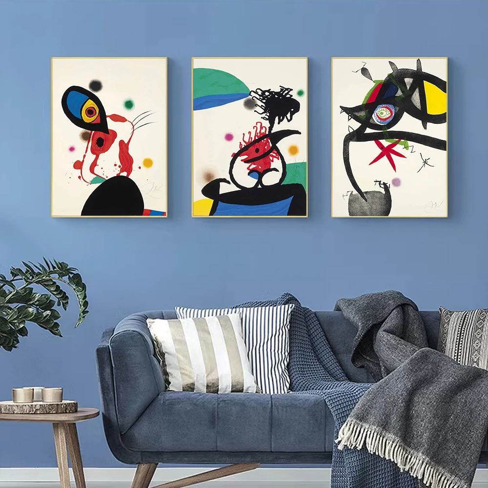 Canvas Print Painting Poster Abstract Graffiti Line Birdr Modern Art Living Room Bedroom Porch Sofa Background Home Wall Decor