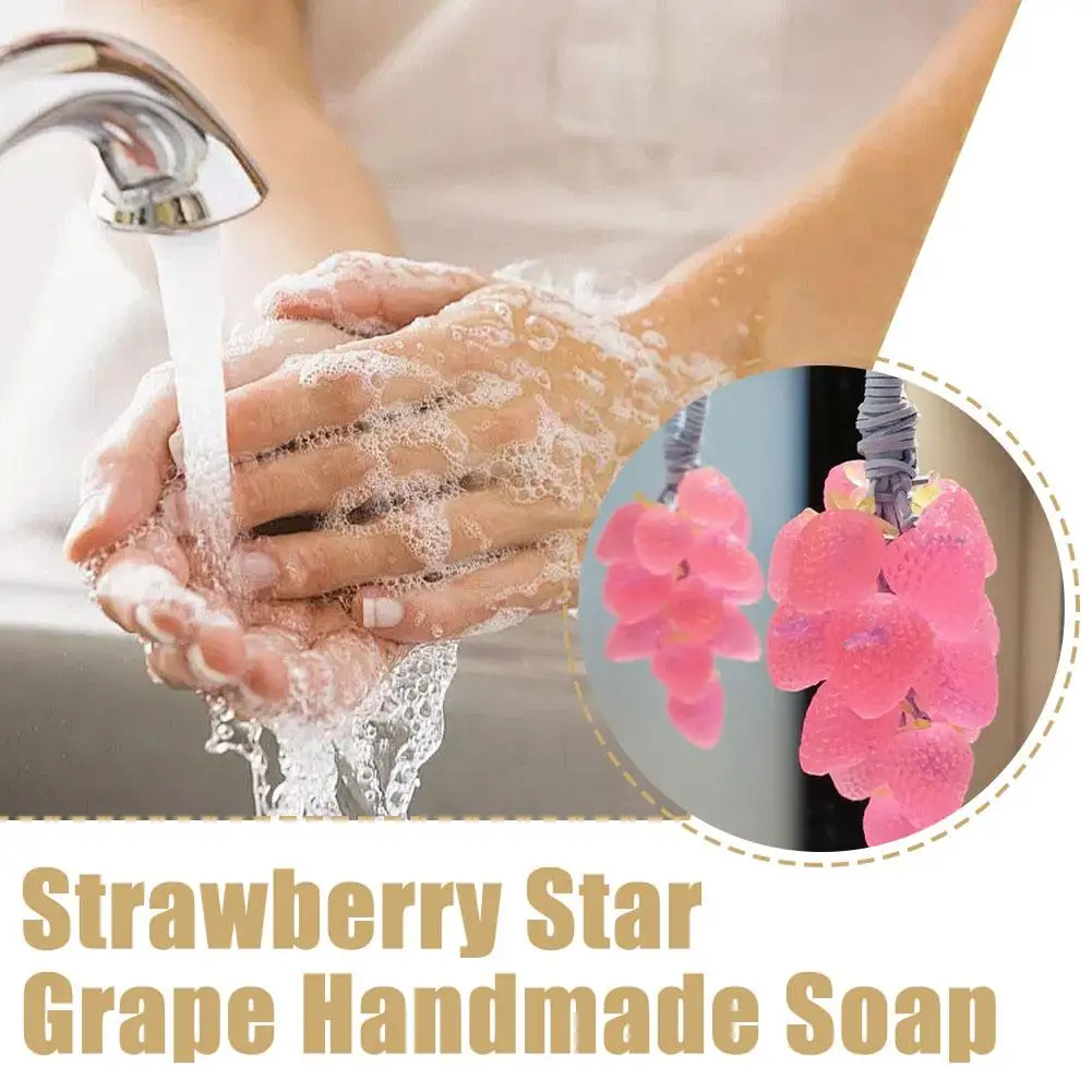 1 set fai da te fatto a mano uva sapone fragola stella uva aromaterapia ciondolo fatto a mano materiale fai da te pacchetto fragranza regali di amico