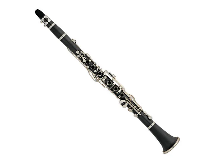 High Grade Bb 21 Key German Type Silver Plated ABS Body Wood Texture Customizable Clarinet for Performance